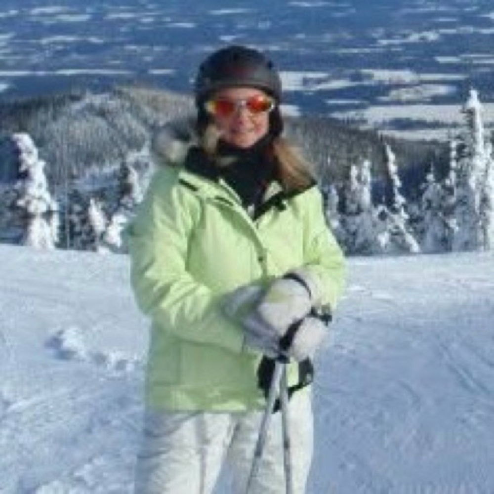 Orage Lime Green Hooded Ski/Snowboard Jacket with Faux Fur Trim